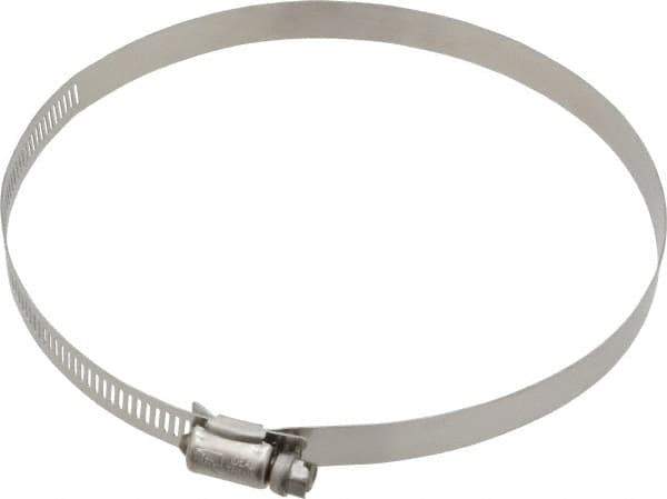 IDEAL TRIDON - SAE Size 96, 4-1/2 to 6-1/2" Diam, Stainless Steel Worm Drive Clamp - 1/2" Wide, Material Grade 201/305, Series 620 - Eagle Tool & Supply