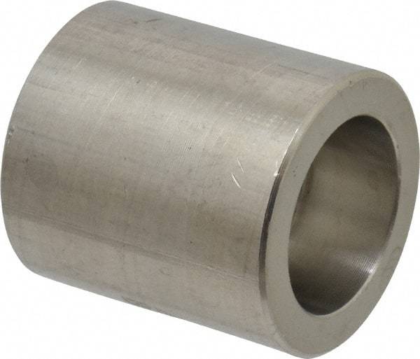 Merit Brass - 1/2" Grade 304 Stainless Steel Pipe Coupling - Socket Weld x Socket Weld End Connections, 3,000 psi - Eagle Tool & Supply