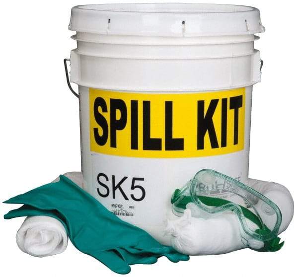 PRO-SAFE - Oil Only Spill Kit - 5 Gal Pail - Eagle Tool & Supply