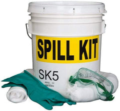 PRO-SAFE - Oil Only Spill Kit - 5 Gal Pail - Eagle Tool & Supply