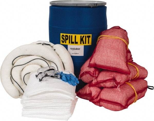 PRO-SAFE - Oil Only Spill Kit - 55 Gal Polyethylene Drum - Eagle Tool & Supply