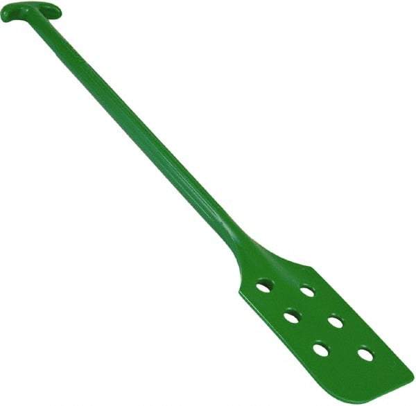 Remco - Green Polypropylene Mixing Paddle with Holes - 40" Overall Length - Eagle Tool & Supply