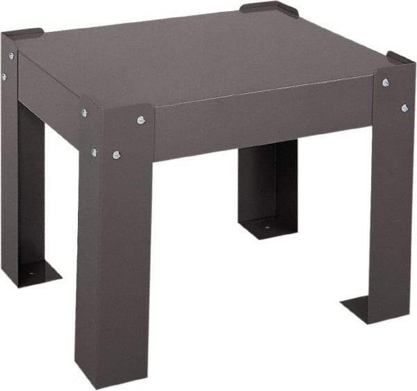 Durham - Gray, Steel, Cabinet Leg Kit - 21" Wide x 17" Deep x 4" High Body - Eagle Tool & Supply