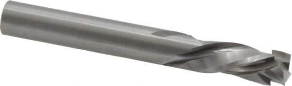 Onsrud - 3/8" Cutting Diam x 7/8" Length of Cut, 3 Flute, Compression Spiral Router Bit - Uncoated, Right Hand Cut, Solid Carbide, 3" OAL x 3/8" Shank Diam, Three Edge - Eagle Tool & Supply