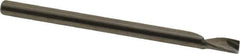 Onsrud - 1/8" Cutting Diam x 1/4" Length of Cut, 1 Flute, Upcut Spiral Router Bit - Uncoated, Right Hand Cut, Solid Carbide, 2" OAL x 1/8" Shank Diam, Single Edge, 21° Helix Angle - Eagle Tool & Supply