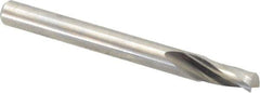 Onsrud - 3/16" Cutting Diam x 3/8" Length of Cut, 1 Flute, Upcut Spiral Router Bit - Uncoated, Right Hand Cut, Solid Carbide, 2" OAL x 3/16" Shank Diam, Single Edge, 21° Helix Angle - Eagle Tool & Supply