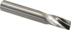 Onsrud - 3/8" Cutting Diam x 5/8" Length of Cut, 1 Flute, Upcut Spiral Router Bit - Uncoated, Right Hand Cut, Solid Carbide, 2-1/2" OAL x 3/8" Shank Diam, Single Edge, 21° Helix Angle - Eagle Tool & Supply