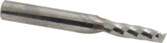 Onsrud - 3/16" Cutting Diam x 5/8" Length of Cut, 1 Flute, Upcut Spiral Router Bit - Uncoated, Right Hand Cut, Solid Carbide, 2" OAL x 1/4" Shank Diam, Single Edge, 21° Helix Angle - Eagle Tool & Supply