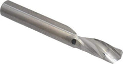 Onsrud - 1/4" Cutting Diam x 5/8" Length of Cut, 1 Flute, Upcut Spiral Router Bit - Uncoated, Right Hand Cut, Solid Carbide, 2" OAL x 1/4" Shank Diam, Single Edge - Eagle Tool & Supply