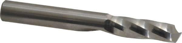 Onsrud - 3/8" Cutting Diam x 1-1/8" Length of Cut, 1 Flute, Upcut Spiral Router Bit - Uncoated, Right Hand Cut, Solid Carbide, 3" OAL x 3/8" Shank Diam, Single Edge - Eagle Tool & Supply