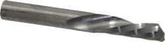 Onsrud - 1/4" Cutting Diam x 3/4" Length of Cut, 1 Flute, Downcut Spiral Router Bit - Uncoated, Right Hand Cut, Solid Carbide, 2" OAL x 1/4" Shank Diam, Single Edge, 21° Helix Angle - Eagle Tool & Supply