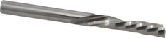 Onsrud - 1/4" Cutting Diam x 1-1/4" Length of Cut, 1 Flute, Downcut Spiral Router Bit - Uncoated, Right Hand Cut, Solid Carbide, 3" OAL x 1/4" Shank Diam, Single Edge, 21° Helix Angle - Eagle Tool & Supply