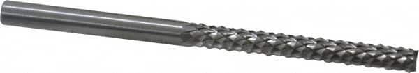 Onsrud - 1/4" Cut Diam, 1/4" Shank Diam, Carbide Double Cut Cylinder Burr - Eagle Tool & Supply