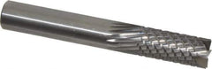 Onsrud - 1/2" Cut Diam, 1/2" Shank Diam, Cylinder Head Fluted Cut Burr - Carbide, Flat End, 1-1/8" LOC, 3-1/2" OAL - Eagle Tool & Supply