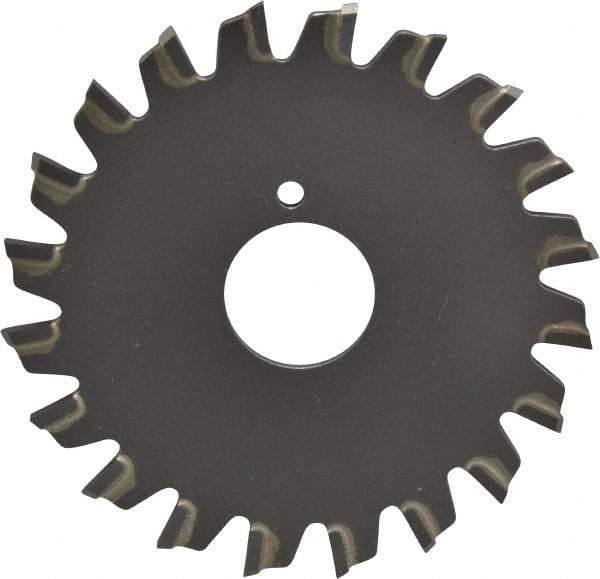 Onsrud - 2-1/2" Diam x 0.095" Blade Thickness x 5/8" Arbor Hole Diam, 20 Tooth Slitting and Slotting Saw - Arbor Connection, Right Hand, Uncoated, Carbide-Tipped, -5° Rake - Eagle Tool & Supply