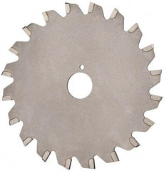 Onsrud - 4" Diam x 0.095" Blade Thickness x 5/8" Arbor Hole Diam, 20 Tooth Slitting and Slotting Saw - Arbor Connection, Right Hand, Uncoated, Carbide-Tipped, -5° Rake - Eagle Tool & Supply