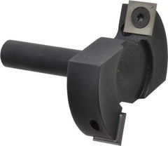 Onsrud - 2-1/2" Cutting Diam, 1/8" Max Depth of Cut, 1/2" Shank Diam, Indexable Spoilboard Surface Insert Cutter - 2 Cutters, Straight Cut, ICK L 142 Insert Style, 2.8" OAL, 2" Shank Length, Right Hand Cut - Eagle Tool & Supply