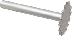 Onsrud - 2" Diam x 0.095" Blade Thickness, 16 Tooth Slitting and Slotting Saw - Shank Connection, Right Hand, Uncoated, Carbide-Tipped, 0° Rake - Eagle Tool & Supply