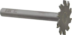 Onsrud - 2" Diam x 0.095" Blade Thickness, 10 Tooth Slitting and Slotting Saw - Shank Connection, Right Hand, Uncoated, Carbide-Tipped, -5° Rake - Eagle Tool & Supply