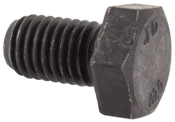 Value Collection - M12x1.75mm Metric Coarse, 20mm Length Under Head Hex Head Cap Screw - Fully Threaded, Grade 10.9 Steel, Uncoated, 19mm Hex - Eagle Tool & Supply