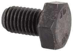 Value Collection - M12x1.75mm Metric Coarse, 20mm Length Under Head Hex Head Cap Screw - Fully Threaded, Grade 10.9 Steel, Uncoated, 19mm Hex - Eagle Tool & Supply