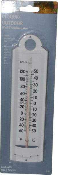 Taylor - -40 to 120°F, Window and Wall Thermometer - 9 Inch Long - Eagle Tool & Supply