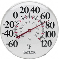 Taylor - -40 to 120°F, Window and Wall Thermometer - 18 Inch Diameter - Eagle Tool & Supply