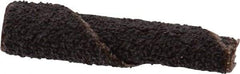 Merit Abrasives - 1/4" Max Roll Diam x 1-1/2" OAL, 50 Grit Aluminum Oxide Straight Cartridge Roll - 1/8" Pilot Hole Diam, Coarse Grade - Eagle Tool & Supply