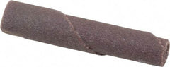 Merit Abrasives - 1/4" Max Roll Diam x 1-1/2" OAL, 180 Grit Aluminum Oxide Straight Cartridge Roll - 1/8" Pilot Hole Diam, Very Fine Grade - Eagle Tool & Supply