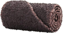 Merit Abrasives - 1/2" Max Roll Diam x 1" OAL, 50 Grit Aluminum Oxide Straight Cartridge Roll - 1/8" Pilot Hole Diam, Coarse Grade - Eagle Tool & Supply
