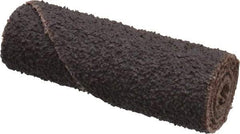 Merit Abrasives - 1/2" Max Roll Diam x 1-1/2" OAL, 50 Grit Aluminum Oxide Straight Cartridge Roll - 1/8" Pilot Hole Diam, Coarse Grade - Eagle Tool & Supply
