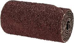 Superior Abrasives - 3/4" Max Roll Diam x 1-1/2" OAL, 50 Grit Straight Cartridge Roll - 3/16" Pilot Hole Diam, Coarse Grade - Eagle Tool & Supply