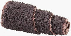 Merit Abrasives - 1" Long x 3/8" Diam, Aluminum Oxide, Full Taper Cartridge Roll - 50 Grit, 1/8" Pilot Hole Diam, Coarse Grade - Eagle Tool & Supply