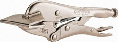 Irwin - 8" OAL Standard Jaw Sheet Metal Clamp Weld Locking Pliers - 3-1/8" Jaw Width, 1-3/4" Jaw Depth, 1-3/4" Jaw Opening - Eagle Tool & Supply