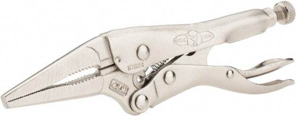 Irwin - 4" OAL Standard Jaw Locking Pliers - 1-5/8" Jaw Opening, Standard Handle - Eagle Tool & Supply