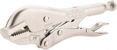 Irwin - 7" OAL Straight Jaw Locking Pliers - 1-1/8" Jaw Opening, Standard Handle - Eagle Tool & Supply