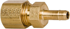 Eaton - 0.12" Tube ID, 1/4 Thread, Metal Barbed Tube Fitting - Eagle Tool & Supply