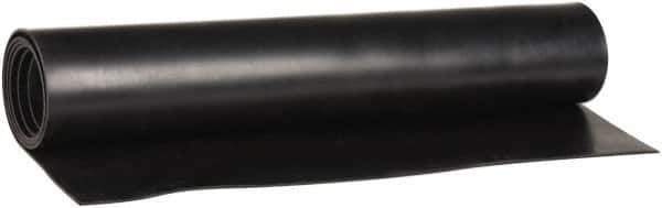 Made in USA - 36" Wide, 1/4" Thick, Buna-N Rubber Foam Sheet - 35 to 45 Durometer, Black, -40 to 212°F, 1,500 psi Tensile Strength, Cut-to-Length - Eagle Tool & Supply