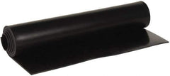 Made in USA - 36" Wide, 0.093" Thick, Buna-N Rubber Foam Sheet - 45 to 55 Durometer, Black, -40 to 212°F, 1,500 psi Tensile Strength, Cut-to-Length - Eagle Tool & Supply