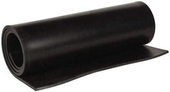 Made in USA - 36" Wide, 3/16" Thick, Buna-N Rubber Foam Sheet - 45 to 55 Durometer, Black, -40 to 212°F, 1,500 psi Tensile Strength, Cut-to-Length - Eagle Tool & Supply
