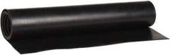 Made in USA - 36" Wide, 0.093" Thick, Buna-N Rubber Foam Sheet - 65 to 75 Durometer, Black, -40 to 212°F, 1,500 psi Tensile Strength, Cut-to-Length - Eagle Tool & Supply