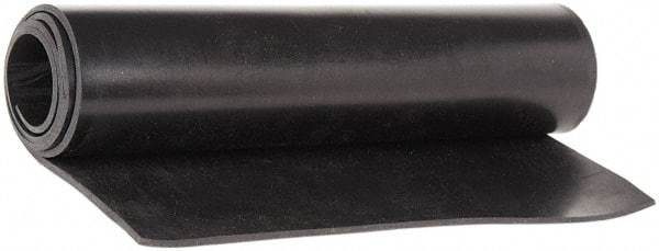 Made in USA - 36" Wide, 1" Thick, Buna-N Rubber Foam Sheet - 65 to 75 Durometer, Black, -40 to 212°F, 1,500 psi Tensile Strength, Cut-to-Length - Eagle Tool & Supply