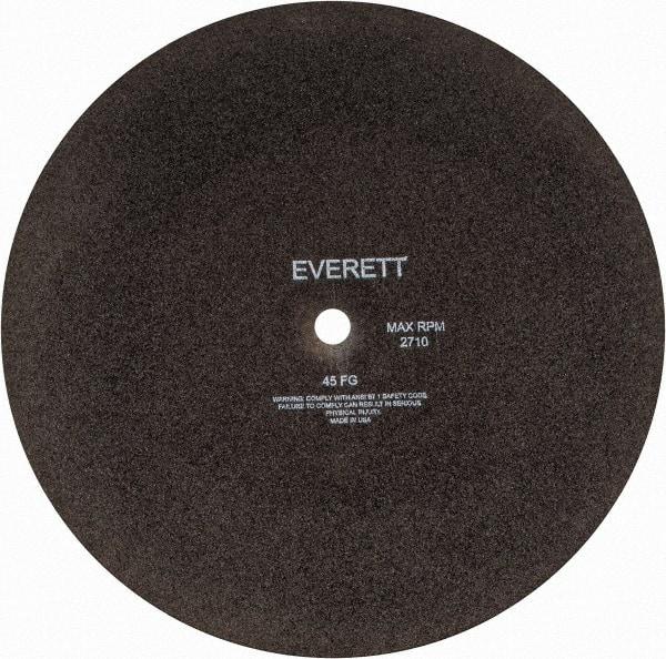 Everett - 20" Aluminum Oxide Cutoff Wheel - 3/16" Thick, 1" Arbor, Use with Gas Powered Saws - Eagle Tool & Supply