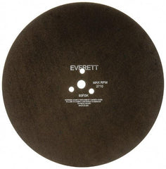 Everett - 20" Cutoff Wheel - 5/32" Thick, 1" Arbor, Use with Gas Powered Saws - Eagle Tool & Supply