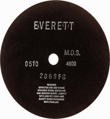 Everett - 12" Aluminum Oxide Cutoff Wheel - 1/8" Thick, 1" Arbor, Use with Gas Powered Saws - Eagle Tool & Supply