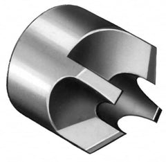 Made in USA - 1/4" Cutter Head Diam, 1/8" Pilot Hole Diam, Solid Carbide Reverse Countersink - Eagle Tool & Supply