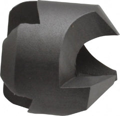 Made in USA - 1/2" Cutter Head Diam, 1/4" Pilot Hole Diam, High Speed Steel Reverse Countersink - Eagle Tool & Supply