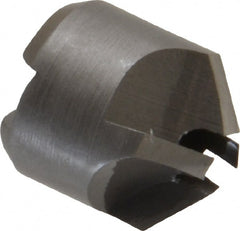 Made in USA - 4 Flutes, 9/16" Cutter Head Diam, 3/16" Pilot Hole Diam, High Speed Steel Reverse Countersink - Eagle Tool & Supply