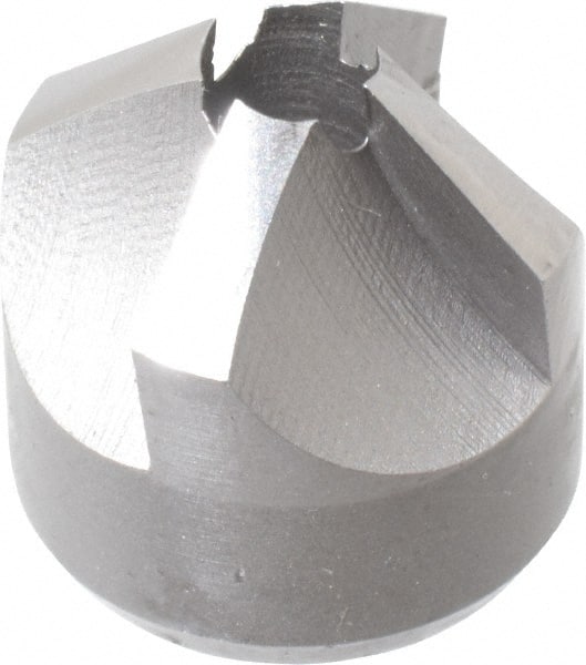 Made in USA - 4 Flutes, 5/8" Cutter Head Diam, 3/16" Pilot Hole Diam, High Speed Steel Reverse Countersink - Eagle Tool & Supply