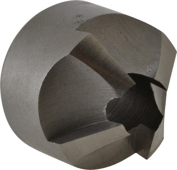 Made in USA - 4 Flutes, 11/16" Cutter Head Diam, 1/4" Pilot Hole Diam, High Speed Steel Reverse Countersink - Eagle Tool & Supply